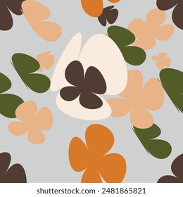 Flower Pattern Texture With Simple Pretty, Little Floral Liberty Seamless Texture Background. Spring, Summer Romantic Blossom Flower Garden Seamless Pattern for Your Designs