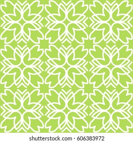 Flower pattern in trendy linear style. Element for floral shops,cosmetics packaging, beauty and spa studios.