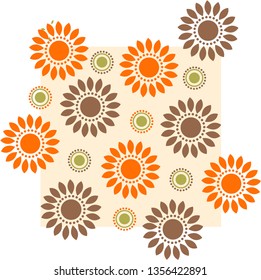 flower pattern vector