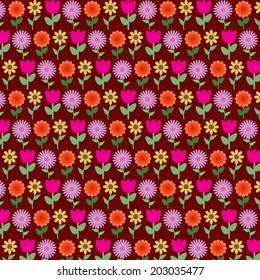 Flower pattern - Vector 