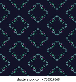 Flower pattern. Vector.