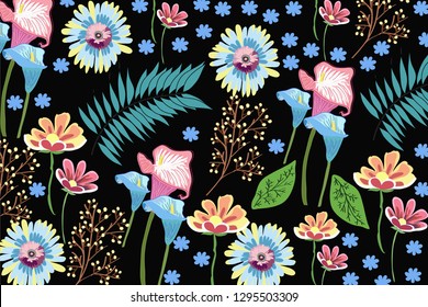 Flower pattern vector art