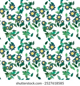 Flower pattern, vector art, background summer, seamless floral pattern, leaf background, pattern design, leaf vector, flowers vector, seamless background, backgrounds nature