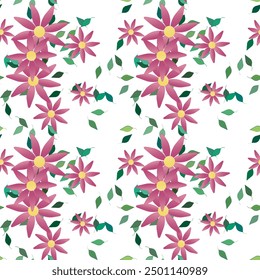 Patrón de la flor, Vector de la flor, Vector del arte, fondo inconsútil, diseño del patrón, patrón del ornamento, patrón floral inconsútil, hoja aislada, fondo de las flores, fondo abstracto