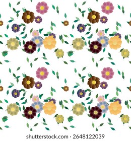 Flower pattern, vector background, seamless vector, leaf background, flower vector, flowers watercolor, floral seamless pattern, flower background, background design, pattern vector