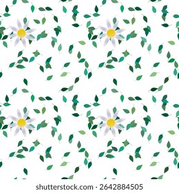 Flower pattern, vector pattern, background texture, vector background, flowers isolated, seamless pattern, leaf isolated, floral design, nature backgrounds, vector shapes, floral vector