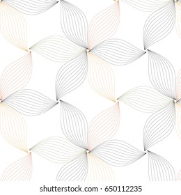 flower pattern vector, black line graphic pattern abstract vector background. Modern stylish texture.