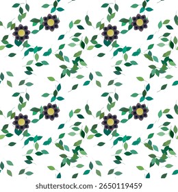 Flower pattern, vector design, vector art, seamless background, leaf isolated, leaf texture, pattern vector, petals pattern, vector flowers, leaf pattern, leaf silhouette, floral design