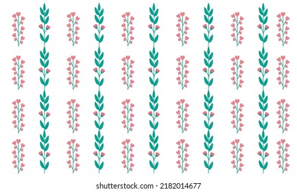 Flower pattern vector design background