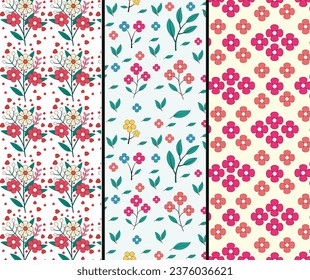  flower  pattern vector design. pattern background