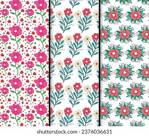  flower  pattern vector design. pattern background