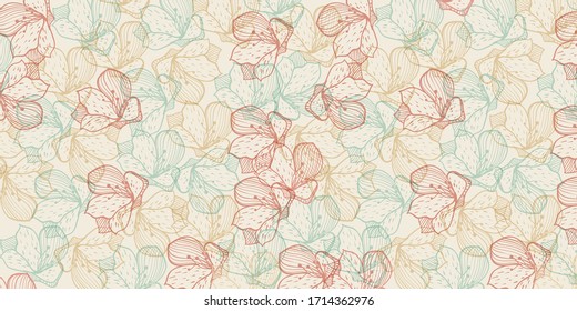 flower pattern vector illustrated pattern