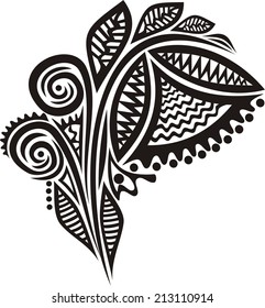 Flower pattern vector illustration
