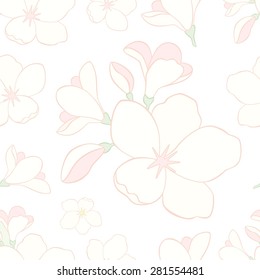 flower pattern. Vector illustration of flower pattern.