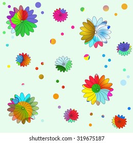 flower pattern. Vector illustration