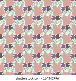 Flower pattern. Vector illustration drawn by hand for children's clothing, poster, textile, fabric, cover, wrapping paper. Scandinavian style.