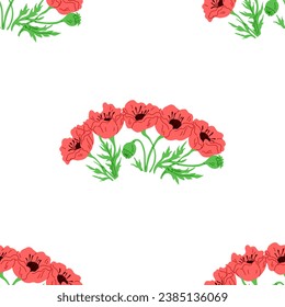 Flower pattern vector illustration. The flower patterned curtains provided touch charm and elegance to room The seamless design seamlessly integrated different flower motifs The background displayed