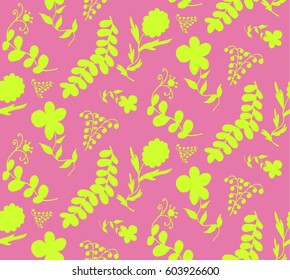 Flower pattern. Vector illustration. Seamless
