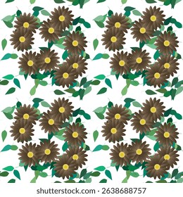 Flower pattern, flower vector, leaf seamless, floral background, leaf background, seamless pattern, art vector, backgrounds nature, floral design, flower background, leaf vector