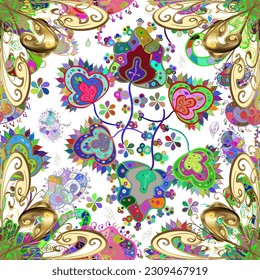 
Flower pattern vector, pleasant line graphic pattern abstracts vector background. Modern stylish texture.
