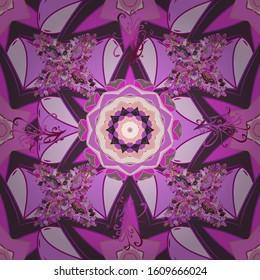 Flower pattern. Vector seamless Beautiful fabric pattern. Flat Flower Elements Design. Colour Spring Theme seamless pattern Background.