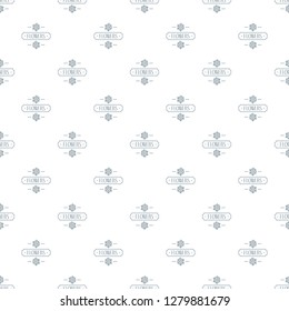 Flower pattern vector seamless repeat for any web design