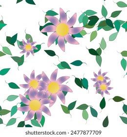 Patrón de flores, Formas de Vector, hoja aislada, fondo floral, naturaleza de fondos, textura de fondo, fondo sin fisuras, patrón de pétalos, Vector abstracto, silueta de la hoja