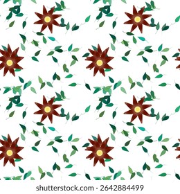 Flower pattern, vector shapes, seamless wallpaper, seamless patterns, pattern vector, vector flowers, flower bouquet, leaf vector, nature backgrounds, ornament pattern, leaf isolated