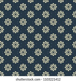 Flower pattern vector template design background