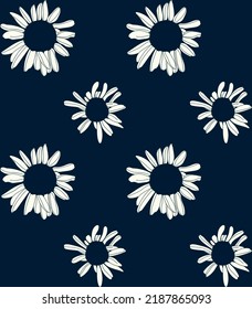 Flower pattern in vintage style	