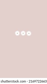 Patrones blancos de flores, fondo rosado de flores.