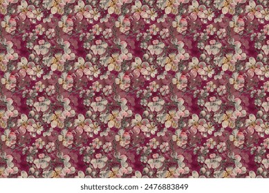 flower patternMillefleurs. Liberty style. Floral seamless background for textile, cotton fabric, covers, manufacturing, wallpapers, print, gift, scrapbooking.