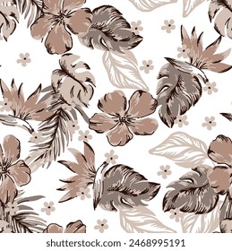 flower patterns abstract summer design