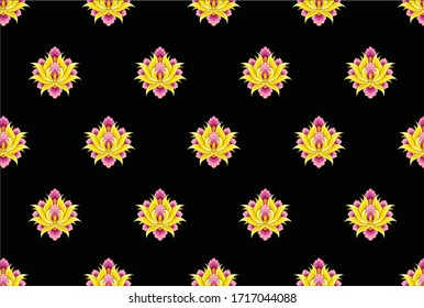 Modalidades florales, inspiradas en motivos islámicos, vectorial