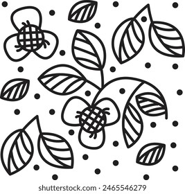 Flower patterns that can be used to design clothes