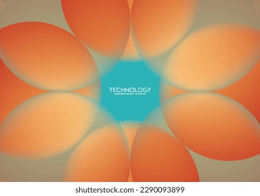 geometría de pétalos de flores forma autoría fondo de tema de arte moderno para anuncios banner de producto y etiqueta de plantillas de sitio web de relleno de página vectorial eps.