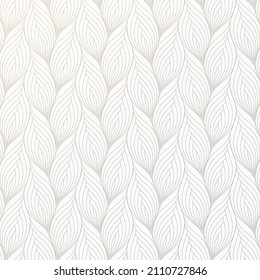 Flower petal or leaves geometric pattern vector background. Repeating tile texture of this line on oval shape with gradient effect. Pattern is clean usable for wallpaper, fabric, printing.