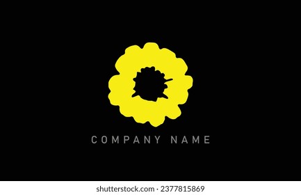 Blumenblatt-Logo-Design, modernes Logo