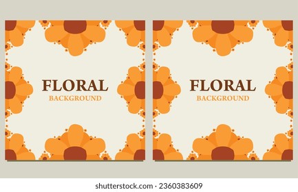 flower petal social media post background. Suitable for social media post, banner design and internet ads.