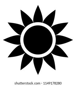 
A flower with petal and spores facing towards sun always called sunflower 
