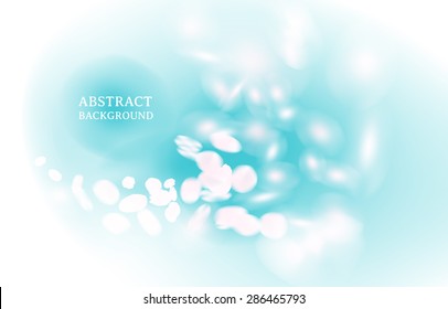 Flower petals flying abstract backround