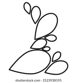 flower petals and leaf coloring page 