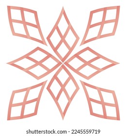 flower petals, flower line ornament