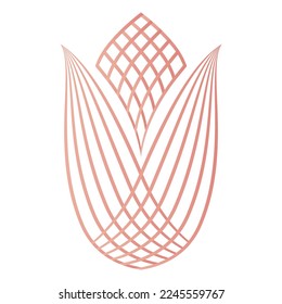 flower petals, flower line ornament