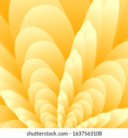 the flower petals on top of the gradient. gentle background. vector