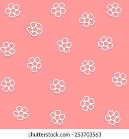 Flower Pink Background  icon great for any use. Vector EPS10.