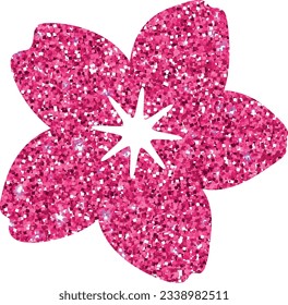 
Flower pink barbie for decoration and design.