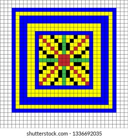 flower pixel art