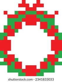 Flower pixel art vector image