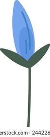Flower Plant Bud Vector Illustration
